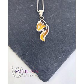 Jellicle Tűzmacska - ezüst tűzzománc medál 