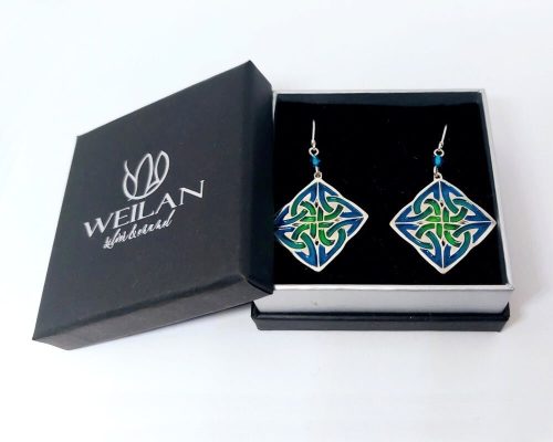 Vatis ezüst tűzzománc szett viselése