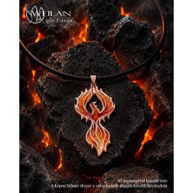 Magia - Főnix bronz tűzzománc medál 
