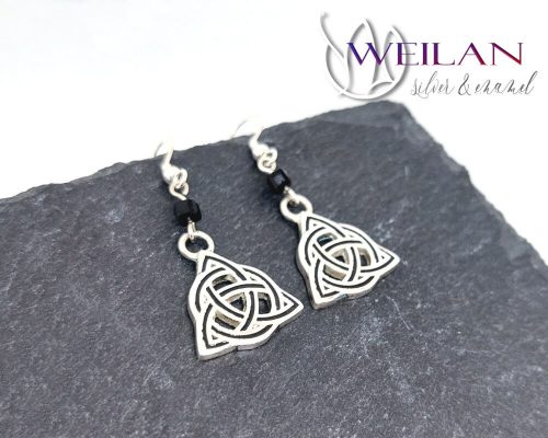 Trinity bronz tűzzománc fülbevaló